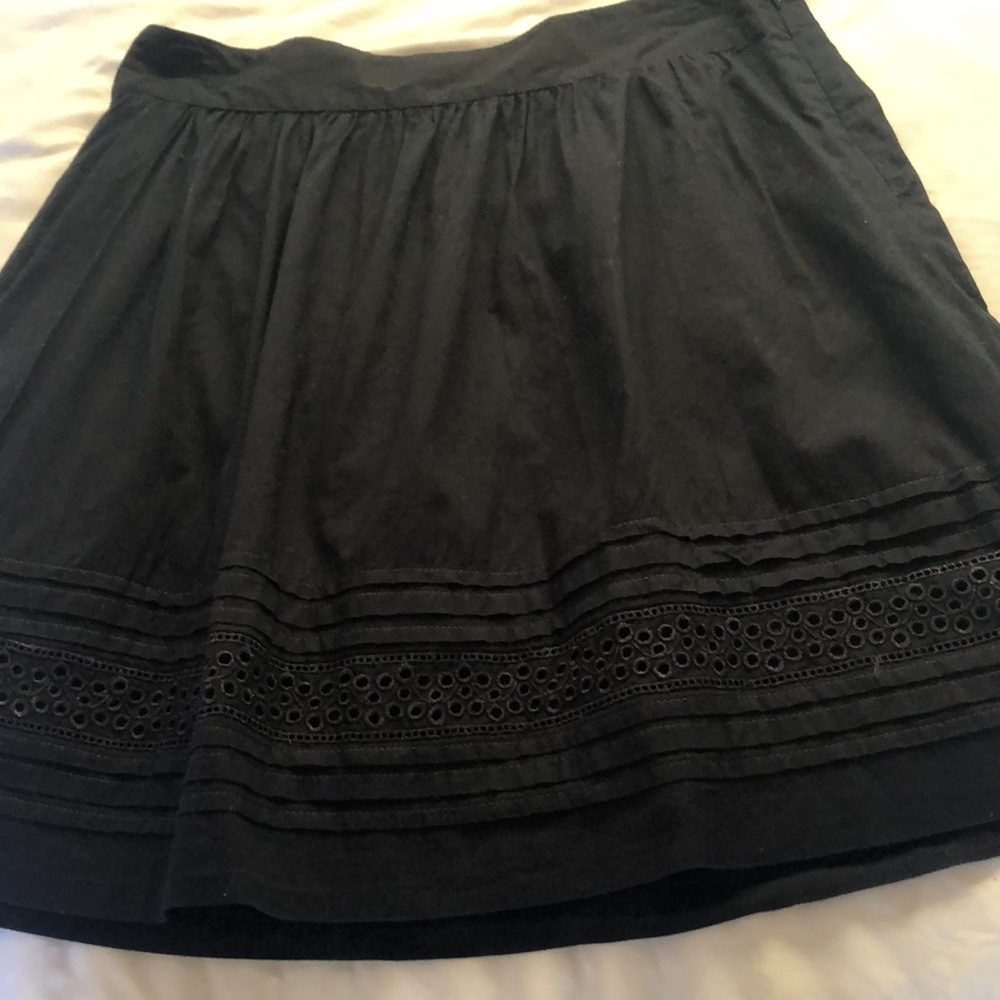 Loft black skirt